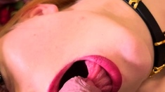 Hot amateur pov blowjob handjob