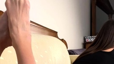 Brunette Solo Webcam Masturbation