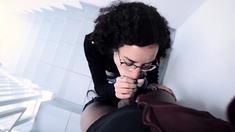 POVLife Sexy brunette Katie King POV blowjob sex