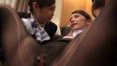 Tokyo hot Japanese group sex creampie