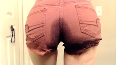 Amateur solo jock jerks his throbbing cock
