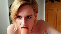 Tattoed Amateur Webcam Girl Hot Dildo Action Masturbation