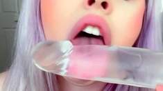 College coed amateur blonde big sex toy EXGF