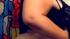 Amateur blondie solo anal masturbation