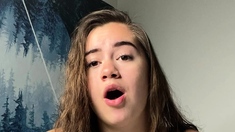 Close up amateur masturbating solo