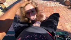 Amateur Blonde Blowjob CIM