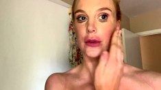 Sexy Blonde Kourtney Scarlett Solo Pussy Masturbation