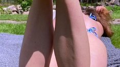 Amateur hottie solo masturbation