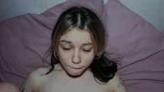 SMALL TIT BRUNETTE TATTOOED TEEN GIRLFRIEND CAUGHT IN SHOWER