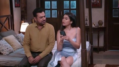 Busty Brunette Amateur Babe Teasing