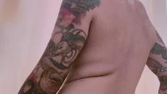 Amateur striptease and Solo masturbation