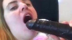 Amateur redhead girlfriend blowjob and anal with creampie