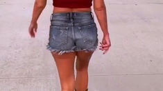 Amateur blonde ass fucked