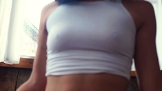 Brunette Solo Webcam Masturbation