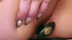 Deep anal blonde toy anal blonde toys amateur homemade ass