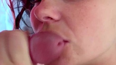 Amateur girlfriend homemade pov blowjob