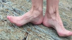 Lezlyan aka la_little_dancer_feet OnlyFans - On my hike