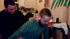 Bearded Bareback Amateur Bangs Hard