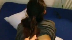 Big-titted Asian Amateur Loves Anal
