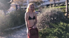 Close up blonde fucked and fingered in her pussy