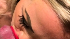 Amateur cunt close up fucking creampie