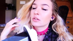 RoseASMR Ahegao Ear Licking Patreon Video