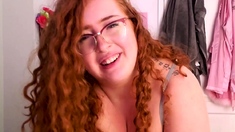 Amateur striptease and Solo masturbation