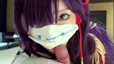 Yamashiro Ren cos footjob blowjob