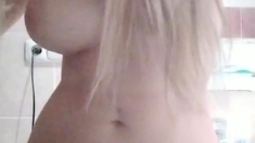 Big Boob Brunette Masturbates On Webcam