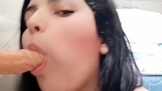 Amateur brunette ariana marie solo toying