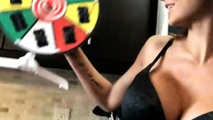 Amateur blondie solo anal masturbation