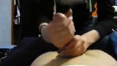 Handjobs big cock