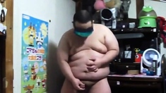 Young Asian Chub jerking